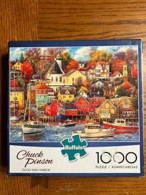 Buffalo David Bitton Good Times Harbor Jigsaw Puzzle - 1000 pieces